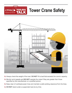 Tower Crane Safety Toolbox Talk thumbnail